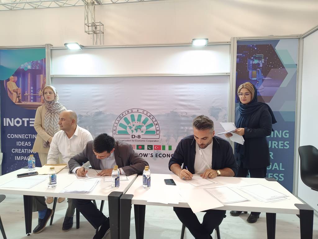 MoU Signed Between Iranian and Uzbek Companies at INOTEX 2025